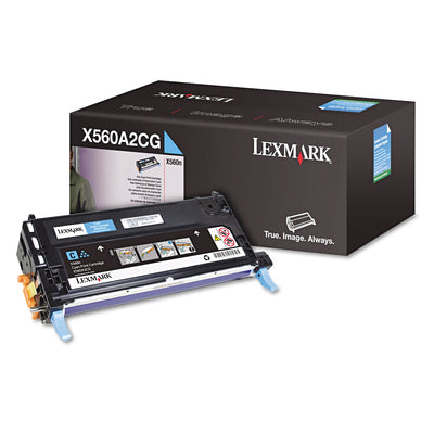 X560a2cg Toner, 4000 Page-Yield, Cyan