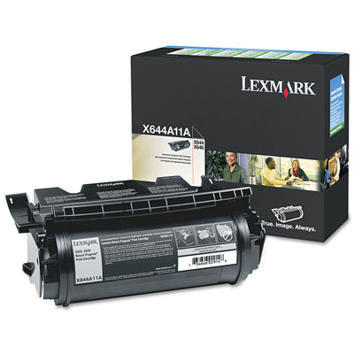 X644a11a Return Program Toner, 10000 Page-Yield, Black