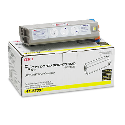41963001 Toner (type C4), 10000 Page-Yield, Yellow