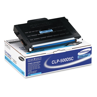 Clp500d5c Toner, 5000 Page-Yield, Cyan