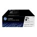 HP 85A - 2-pack - black - original - LaserJet - toner cartridge (CE285D)