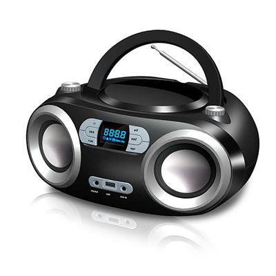 Bluetooth CD/MP3 Boombox Black