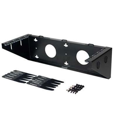 4U Vrt WllMnt Brckt 19"" Blk