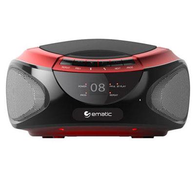 CD Bluetooth Boombox Red