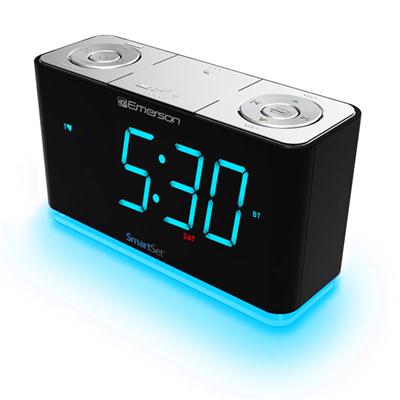 SmartSet Alarm Clock Black Slv