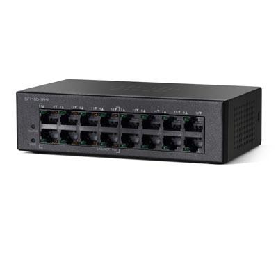 SF110D16HP 16 Port 10 100 PoE
