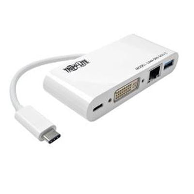 USB C DVI Adptr w USB A Hub
