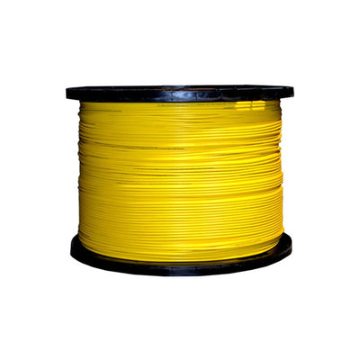 Cable wholesale Bulk Zipcord Fiber Optic Cable Singlemode Duplex 9/125 Yellow Riser Rated Spool 1000 Foot