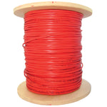 Cable Wholesale 2 Fiber Indoor Distribution Fiber Optic Cable Multimode 62.5/125 Orange Riser Rated Spool 1000 foot