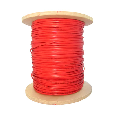 Cable wholesale 6 Fiber Indoor Distribution Fiber Optic Cable Multimode 62.5/125 Orange Riser Rated Spool 1000 Foot
