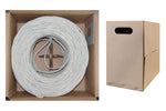 Offex Wholesale CAT5E, UTP, Bulk Cable, Solid, 350MHz, 24 AWG, White, 1000 ft
