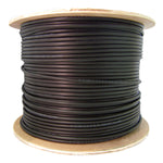 Cable Wholesale CAT5E, CMXT Outdoor / Direct Burial, Waterproof Tape, 350MHz, Solid, 24 AWG, Black, 1000 ft, Spool