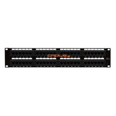 Cmple Cat6 Panel 110 Type 48 Port (568A/B Compatible)