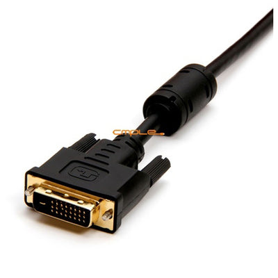 Cmple DVI-D Digital to DVI-D Digital Dual Link M/M Cable - 75FT (Gold Plated)