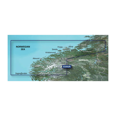 Garmin BlurChart VEU052R - Sognefjorden - Svefjorden - SD Card