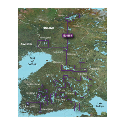 Garmin BlurChart VEU055R - Finnish Lakes - SD Card