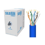 Sewell Cat5e Bulk Cable, 1,000 ft., Blue, Pull Box