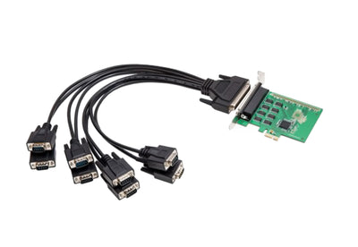 IOCrest 8 Port RS-232 DB9 Serial PCI-e 2.0 x1 Card