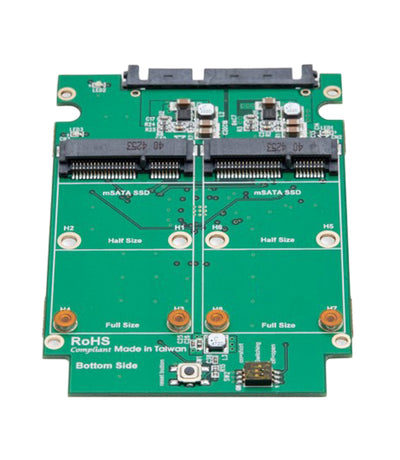 Syba Dual mSATA SSD to SATA III RAID 2.5"" Enclosure