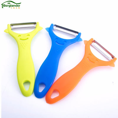 BERGLANDER Originality Fruit vegetables peeler knife household plastic Gadget peeling portable Home Kitchen Tools accessories