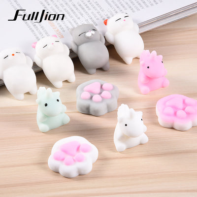 Fulljion Squishy Cat Unicorn Antistress Slime Entertainment Stress Relief Toys For Children Gadget Fun Squeeze Healing Soft Cute