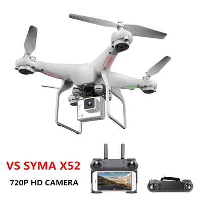 Upgrate New Drone With Camera 720P HD 0.3W White Hover Helikopter VS SYMA X52 Dron RC Drone Full hd Camera Drone Professional