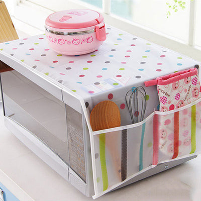 Microwave Oven Covers Kitchen Gadgets Home Storage Organization Bag Waterproof Easy To Clean Bulk Accessories Supplies