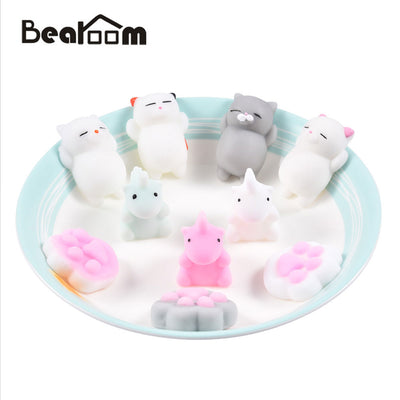 Bearoom Squishy Animals Fun anti-stress Squishes Toy Bear Pig Squeeze Entertainment Gadget Kawaii Stress Relief Toy For Kid Gift