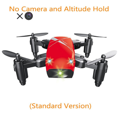 Mini Drone with Camera HD Foldable RC Quadcopter Altitude Hold RC Helicopter WiFi FPV Micro Pocket  Aircraft Toys for Kids
