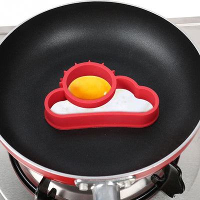 Sun and cloud egg mold resistant to high - temperature silicone Mould Fried Fry Egg kitchen gadgets