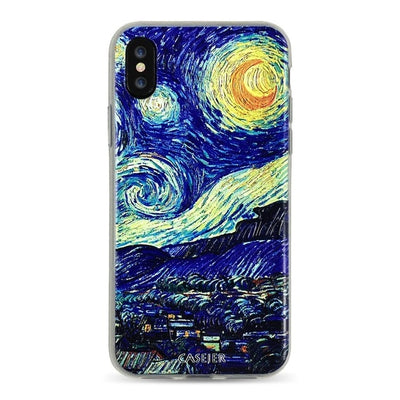 CASEIER Vintage Painting Phone Case For iPhone 6 6s Case Soft Cover For iPhone 7 8 Plus 5 5s SE X XS MAX XR S9 Funda Accessories