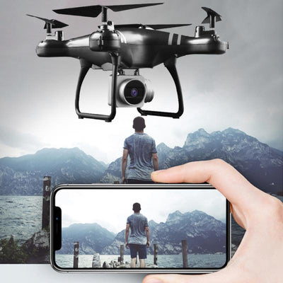 FOR HJMAX RC Quadcopter Kid Toy Training Wi-Fi Supper Endurance Drone Built-in 1080P HD Camera FPV RC Drone White black