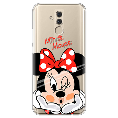 TPU Soft Minnie Case For Huawei Mate 20 Lite Case 6.3 inch Transparent Silicone Phone For Huawei Mate 20 Lite Cover Coque Capa