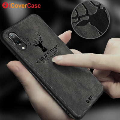 Christmas Deer Cases For Huawei P20 Lite P10 Plus Soft Silicon Cover For Huawei Mate 20 Pro Mate20 Case Phone Accessories Coque