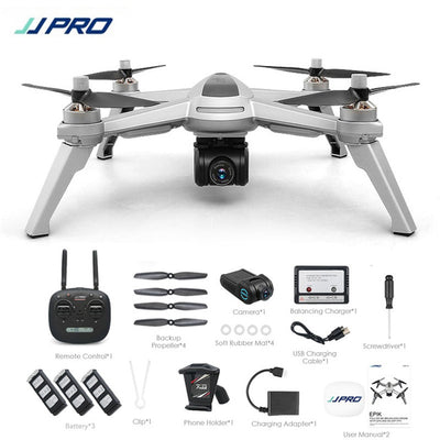 Free Gifts! JJRC JJPRO X5 5G GPS WIFI FPV With 1080P HD Camera Max 18 Mins Follow Me Altitude Hold RC Drone Quadcopter RTF