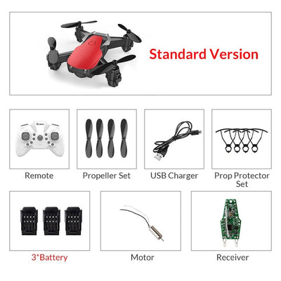 Eachine E61/E61hw Mini Drone With/Without HD Camera High Hold Mode RC Quadcopter RTF WiFi FPV Foldable RC Drone