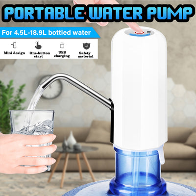 Electric Water Dispenser Portable Gallon Drinking Bottle Switch Smart Wireless USB Water Pump Home Gadgets Kitchen Items