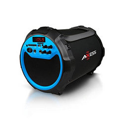 Axess Indoor/Outdoor Bluetooth, 6 Subwoofer/3 Horn 2.1 Blue Speaker