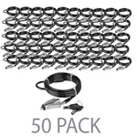 (50-Pack) Exel Kensington Compatible Arrowhead Security Key Cable Lock