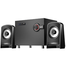 Supersonic Bluetooth Multimedia Speaker System in Black