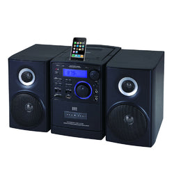 Supersonic MP3/CD Player with iPod Docking, USB/SD/AUX Inputs, Cassette Recorder & AM/FM Radio