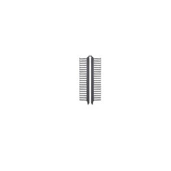 Panduit Corporation Finger Manager For 7ft -8ft Black R4PFM
