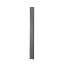 Panduit Dual-Hinged Aluminum Cable Management Rack Door 45RU 82.2in X 12.1in Black PRD12