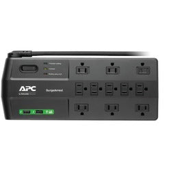 APC(R) P11U2 11-Outlet SurgeArrest(R) Surge Protector with 2 USB Charging Ports