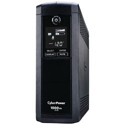 CyberPower(R) CP1500AVRLCD 12-Outlet Intelligent LCD UPS System