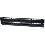 Intellinet Network Solutions(R) 513579 CAT-5E UTP Patch Panel, 48 Port, 2U