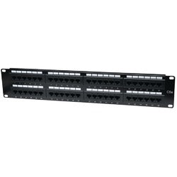 Intellinet Network Solutions(R) 513579 CAT-5E UTP Patch Panel, 48 Port, 2U