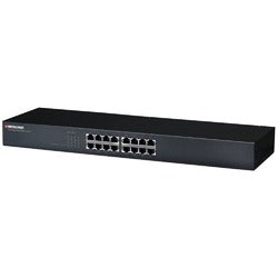 Intellinet Network Solutions(R) 524148 Gigabit Rack-Mount Ethernet Switch (16 port)