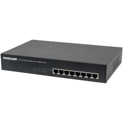 Intellinet Network Solutions(R) 561075 8-Port Fast Ethernet PoE+ Switch