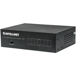 Intellinet Network Solutions(R) 561204 8-Port Gigabit Ethernet PoE+ Switch